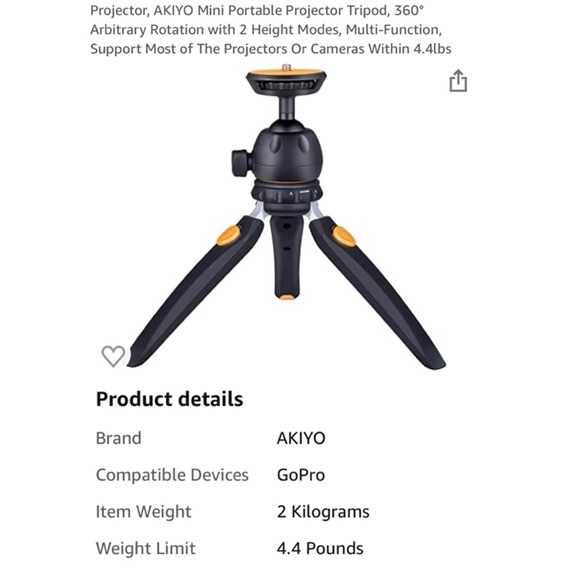 Projector and tripod bundle - Picture 3 of 3